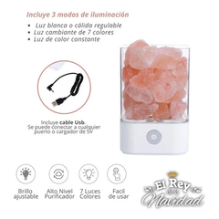 Lampara de Sal USB - tienda online