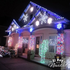 Guirnalda de 200 Luces Led 18mts aprox Multicolor - El Rey de la Navidad