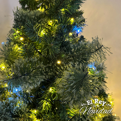 Guirnalda de LUCIERNAGAS de 100 Luces Led PROLONGABLES 9mts Blanco Calido con destellos Frios Cable Verde - comprar online