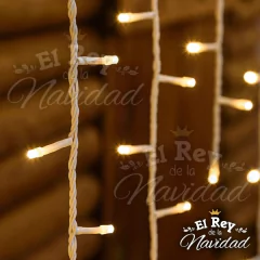 Lluvia de Luces Led Blancas Calidas 300 x 60 cm - tienda online