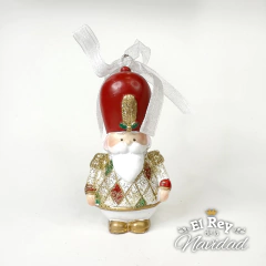 Papa Noel Arlequin Colgante LUJO PREMIUM