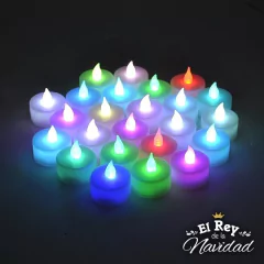 Velita Led Multicolor - El Rey de la Navidad