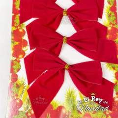 Set x 5 Mini Moños Rojos 8cm - comprar online