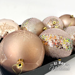 Estuche de Lujo 8 Globos de 10cm Rose Gold en internet