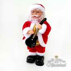 Papa Noel con Guitarra con Musica y Movimiento