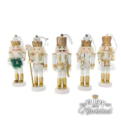 Cascanueces Colgantes Gold 12,5cm - comprar online