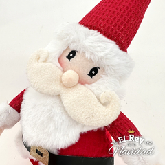 Papa Noel de Peluche Sentado 40cm - comprar online