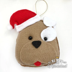 Colgante Perrito Navideño - tienda online