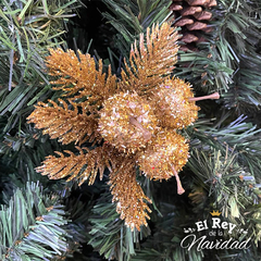 Pick Glitter Oro con manzanitas Oro - tienda online