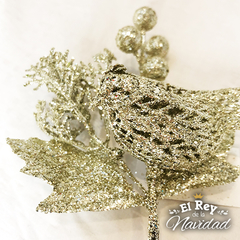 Pick Pajarito Glitter Oro en internet