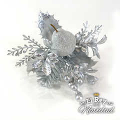 Pick Satinado y Glitter Silver