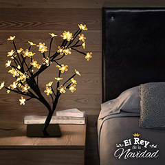 Arbol LED Bonsai Flor del Cerezo Blanco Cálido en internet