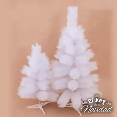 Arbolito Navideño Plumerito Blanco 90cm - comprar online