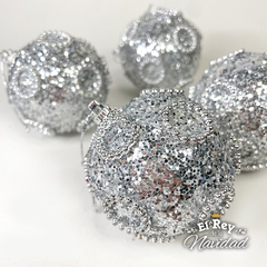 Set x 4 Globos Premium Plata 6cm - comprar online