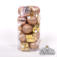 Set Combinado x 20 pcs. Rose Gold