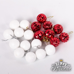 Set x 20 Globos Candy Blancos y Rojos 4cm en internet