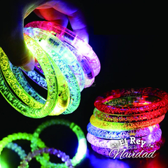 Set x 12 Pulseras Led de Acrilico - comprar online