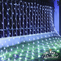 Red de Luces Led Blanco Frío 2,50 x 2.50mts
