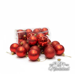 Set x 24 Globos Rojos 6cm en internet