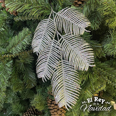 Vara de lujo!! Glitter SILVER Tamaño XL 50cm - El Rey de la Navidad