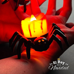 Vela Led Araña Halloween