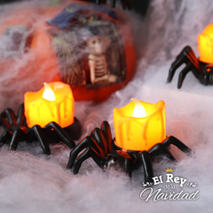 Imagen de Vela Led Araña Halloween