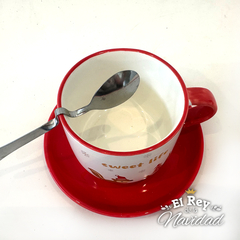 Taza con Platito y Cucharita - tienda online