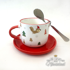 Taza con Platito y Cucharita en internet