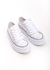 Zapatillas Cuero Plataforma Blanco - U.S. Amerika - comprar online