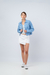 Camisa Crop Rayada - Mia Denim