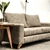 Sillón Square tapizado antimanchas