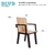 Silla PTRO con apoyabrazos - comprar online