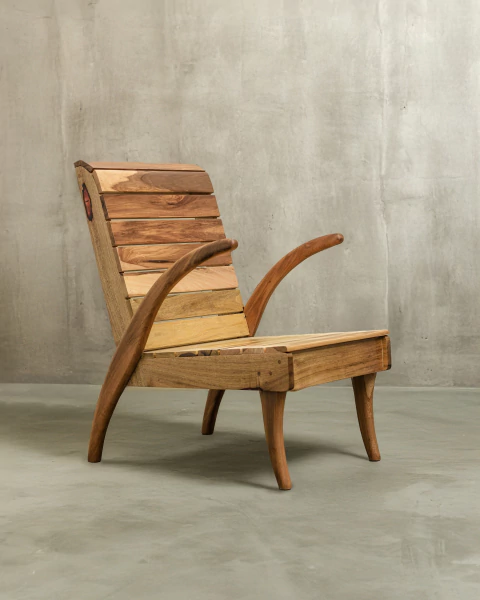 Sillon Wood individual Tablas - comprar online