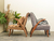 Imagen de Sillón Wood Individual tapizado antimanchas