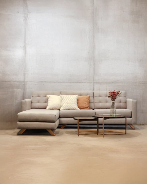 Sillón Esquema Peco tapizado antimanchas - comprar online