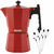 Cafetera 6 Pocillos + 4 Cucharas Jamaica Red Magefesa - comprar online