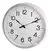 Reloj Pared Quartz Silver White 30 Cm Pila
