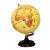Gloter Globo Terraqueo Aconcagua Antiguo Base Madera 30 Cm
