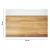 Tabla Marmol Acacia 25 X 15 Cm Malaga en internet