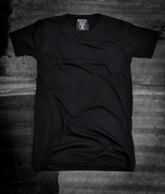 Remera Basica Lisa Negra Regular