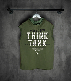 Sudadera Rustica Oversize Canguro Think Tank - comprar online