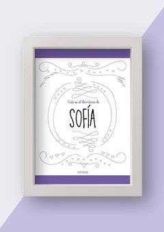 Cuadrito Personalizado - Arabescos