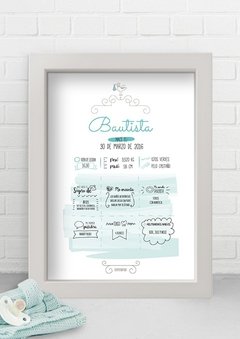 Cuadrito primer año - Cigüeña infografía