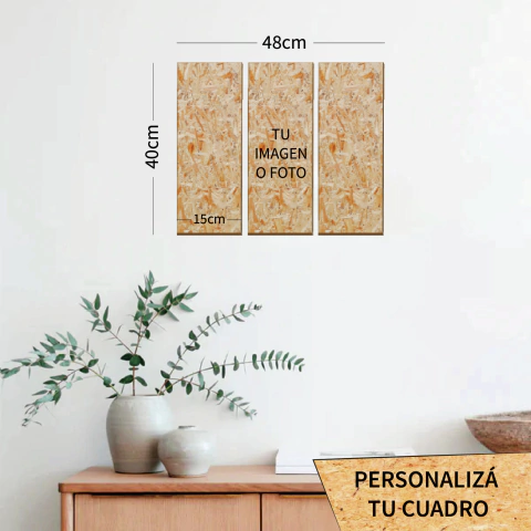 Cuadro 48x40cm - PERSONALIZADO CON FOTO / IMAGEN QUE VOS ELIJAS - Ecológico