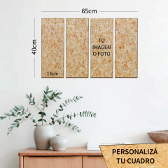 Cuadro 65x40cm - Beso Marodona & Caniggia - Ecológico - comprar online