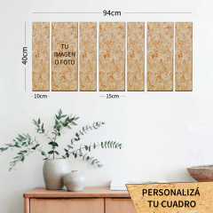 Cuadro 94x40 cm - Festejo Messi 2022 - Ecológico - comprar online