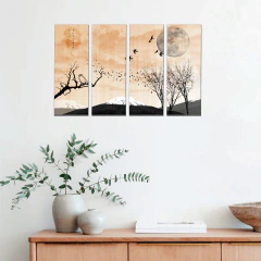 Cuadro 65x40cm - Arte Asiático - Paisaje - Ecológico