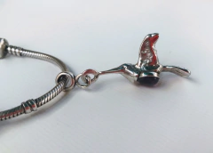 Dije: Colibrí p/pulsera - plata 925 en internet