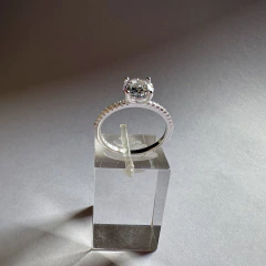 Anillo cintillo: Cubic zirconia - Plata 925 - comprar online