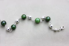 Pulsera exclusiva: Jade -plata 925 (a pedido)